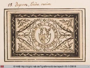 Exlibris des Ludwig Degener