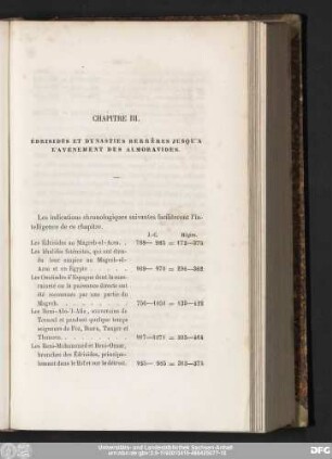 Chapitre III. Édrisides Et Dynasties Berbères Jusqu'A L'Avénement Des Almoravides.