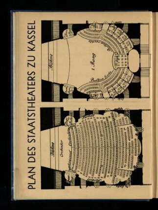 Plan des Staatstheaters zu Kassel