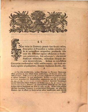 De ivre principvm ac procervm Germaniae servitia avlica a vasallis nobilibvs exigendi commentatio