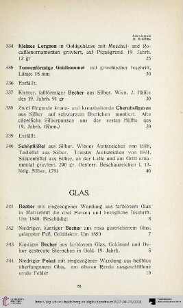 Glas (Nr. 341-390)