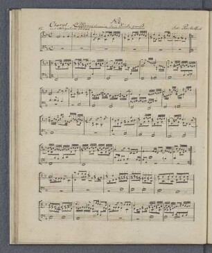 No. 6 J. Pachelbel: O Mensch bewein dein Sünde groß