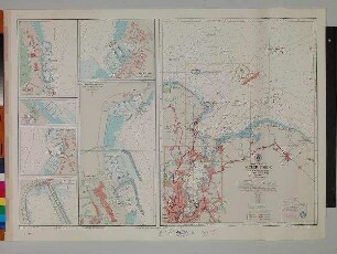Karte von der Kieler Förde für die Olympiade von 1972