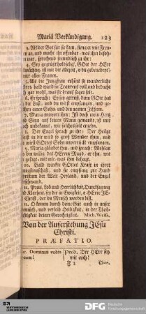 Von der Auferstehung JEsu Christi.