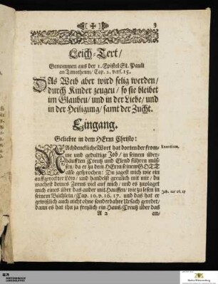 Christliche Leich-Predig