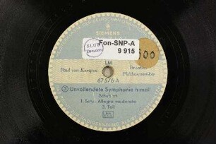 Unvollendete Symphonie h-moll : [op. posth.] : 1. Satz: Allegro moderato, 3. Teil