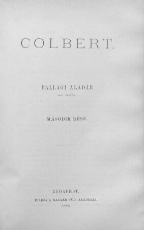 Colbert. 2
