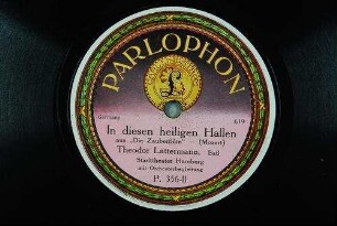 In diesen heiligen Hallen : aus "Die Zauberflöte" / (Mozart)