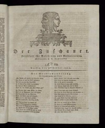 No. 14 - 31. Januar 1822