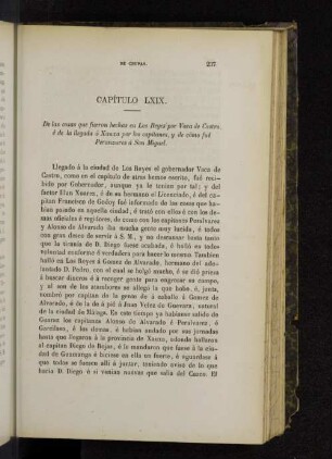 Capitulo LXIX.
