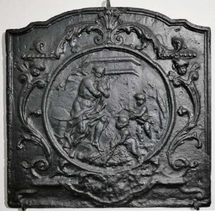 Kaminplatte, Allegorie des Winters