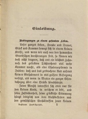 Eine kleine Haus-Apotheke