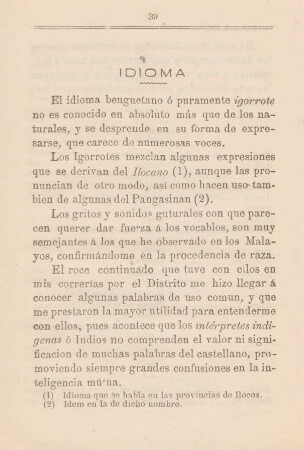 Idioma
