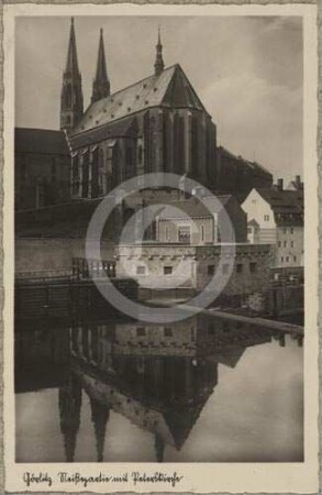 Peterskirche Görlitz oberhalb der Neiße von SO