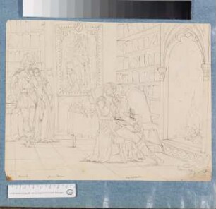 Illustration zu Walter Scotts "Robin der Rote - der Bandenführer der Hochlande"