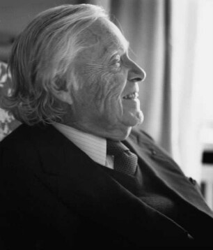Heinz Berggruen (1914-2007; deutscher Kunstsammler, Journalist, Kunsthändler, Galerist und Mäzen). Berlin, 18.09.2000