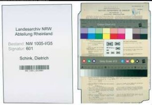 Entnazifizierung Dietrich Schink , geb. 08.09.1899 (Beamter)