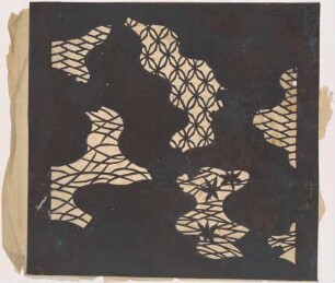 Katagami - geometrische Muster (Shippo, Higaki)