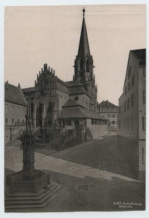 Stiftskirche Sankt Peter und Alexander, Aschaffenburg: Außenansicht, Eingang