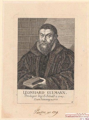 Leonhard Kulmann, Prediger bei St. Sebald