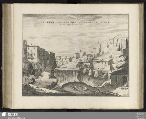 La Gran Cascate Del Teverone A Tivoli. la Grande Cascade du Tibre à Tivoli