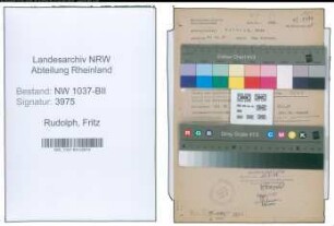 Entnazifizierung Fritz Rudolph , geb. 29.10.1898 (Reg.Inspektor)