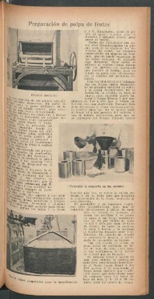 Preparación de pulpa de frutas