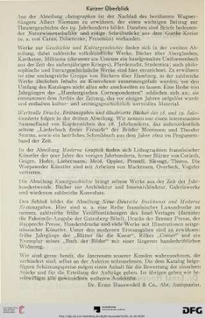 Kurzer Überblick