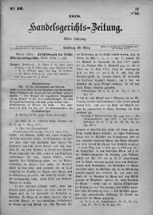 No. 10. 20. März 1878