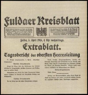 Ausgabe vom Montag, den 03. April 1916.