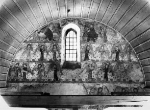 Musizierende Engel auf den Zinnen des Himmlischen Jerusalems