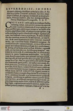 Reverendiss. in christo patri [...]