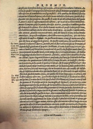 Libro Di Marco Avrelio Con L'Horologio De' Prencipi : Distinto In IIII. Volvmi, 1