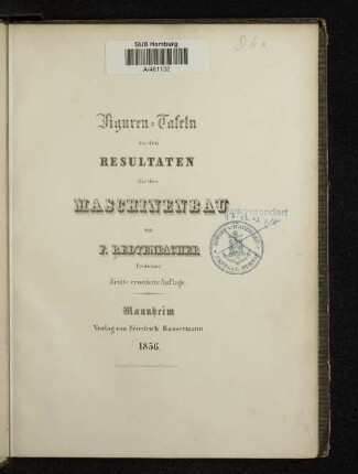 Fig.-Taf.: Resultate für den Maschinenbau