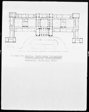 Berlin, Technische Universität, Charlottenburg, Hauptgebäude