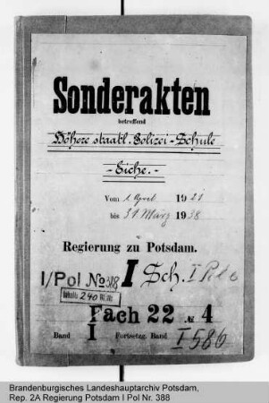 Höhere staatliche Polizeischule in Eiche
