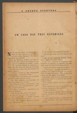 Em casa das tres raparigas