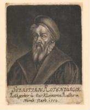 Sebastian Rotenburger, Rotgerber und des Kleinern Rats; gest. 1559
