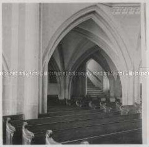 Rothenburg ob der Tauber, Kirche St. Jakob, Gewölbe unter der Empore