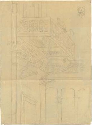Gärtner, Friedrich von; Aschaffenburg; Pompejanisches Haus (Pompejanum) - Perspektive