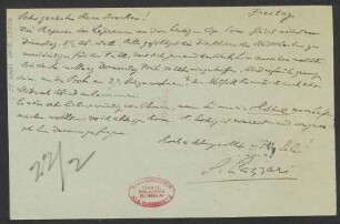 Brief an B. Schott's Söhne : 21.02.1914