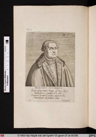 Martinus Lutherus.