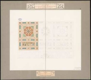 Kur- und Badehaus Schinkelwettbewerb 1878: Festsaal: Deckendetails