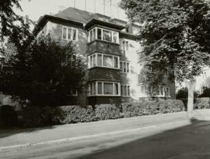 Glauchau, Wettiner Straße 35, Siedlungshaus, Straßenansicht