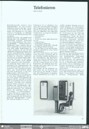 Telefonieren : Rehabilitation