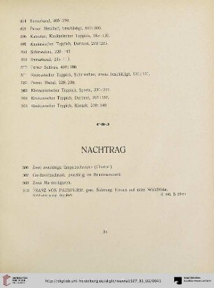 Nachtrag (Nr. 506-509)