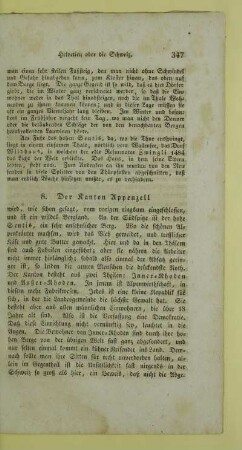 8. Der Kanton Appenzell
