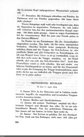 Neunzehntes Büchlein
