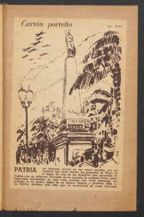 Patria - [Dibujo] : Cartón porteño