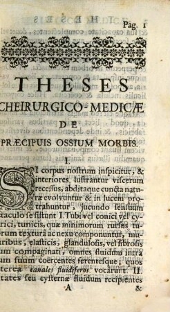 Tentamen chirurgico-medicum de ... ossium morbis